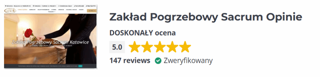 Opinie o zakładzie pogrzebowym